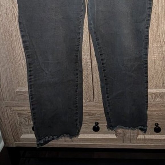 *3 FOR $9* Avec Les Filles High Rise Waisted Straight Leg Fit Dark Wash Pants 0 - Picture 4 of 5